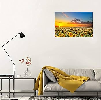 水晶絵　ひまわり　風景画　風景　アート　額縁　アートパネル　向日葵　立体　絵画 Amazon.co.jp: ひまわりの絵 アートパネル 向日葵 黄色い絵